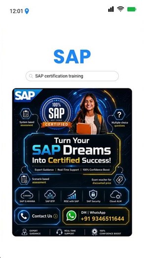 🚀 Pass SAP Certification in 2026 | Expert Guidance + Real-Time Support #viralvideo#viral #ronaldo