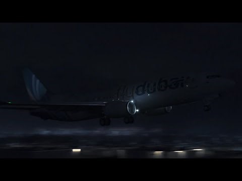 Flydubai Flight 981 - Crash Animation