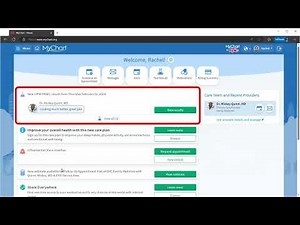 Cool Features in MyChart for Desktop