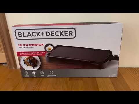 BLACK+DECKER Family Sized Electric Griddle with Warming Tray & Drip Tray Review