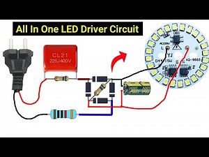 How To Make Transformerless Power Supply ||LED Bulb Driver Circuit || Power Supply