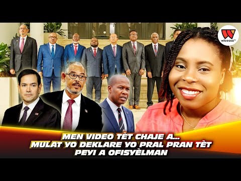 Deblozay pete! Men video a..Mulat yo deklare yo pral pran tèt peyi a Ofisyèlman..Guy Filip dedouble