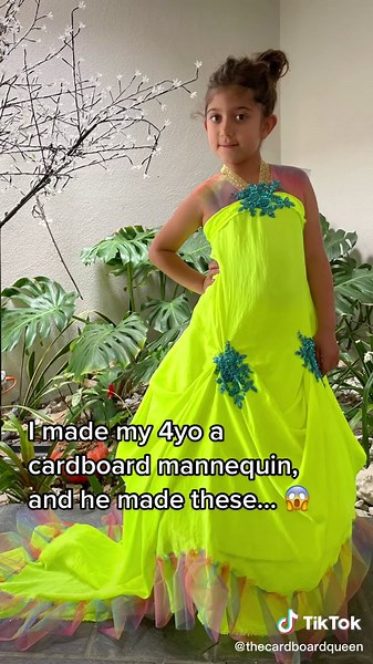 Creative Cardboard Dress Making for Kids