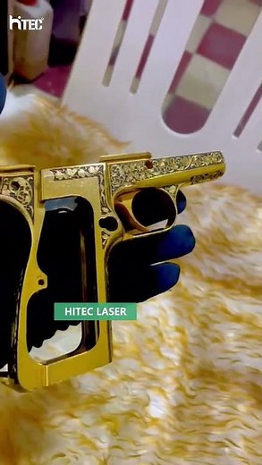 Custom gun laser engraving