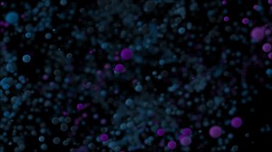 Molecules Background Video