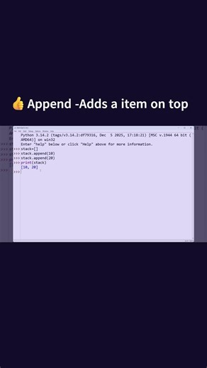 Push & Pop Operations in Stack #computerscience #class12cs