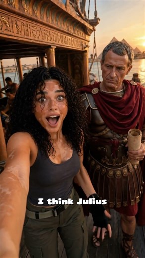 I Hid in a CARPET with CLEOPATRA! 🐍 (Time Travel Vlog)