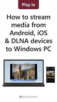 Play in App | Connect Android, iOS & DLNA Devices to Windows #smartphone