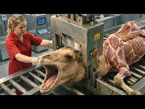 Inside The Real Camel Meat Factory Full Journey (Home Cooking Ending)