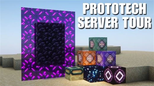 【搬运】寻找Minecraft中最非法的物品（Prototech服务器300k导览）【Elyrio】