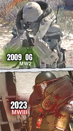 Evolution of Juggernaut: 2009 vs 2023 💀 #callofduty #mw2