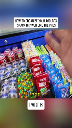 How to Organize Your Toolbox Snack Drawer Like the Pros #toolboxtour #toolsetup #garageorganization #part6