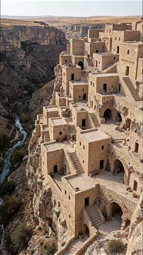 Matera, Italy. About 9,000 years ago, the people here did something incredible. With no engineers...