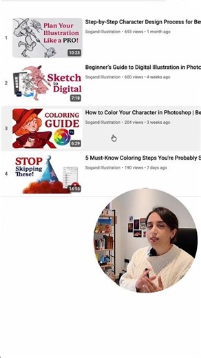 5 Full Episodes for Beginners Learning Digital illustration