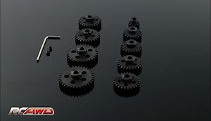 RCAWD 34T Pinion Gear with Wrench for ARRMA Felony Infraction Limitless 6s BLX, Roller 1/7 1/8 Upgrades Parts