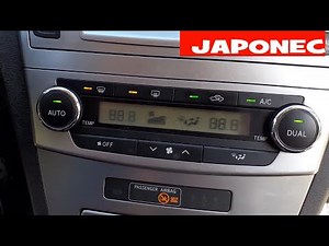 Toyota climate self diagnostic - fault code delete evaporator temperature sensor