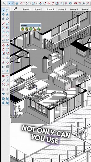 Using STYLES in #SketchUp to change the way your model looks, how materials look, lineweights, and more! #SketchUp3D