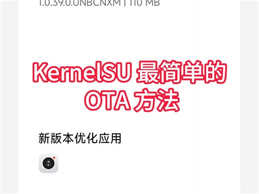 KernelSU 最简单的 OTA 方法