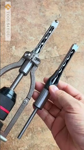 Woodworking square hole drill bit #tools #hardwaretools