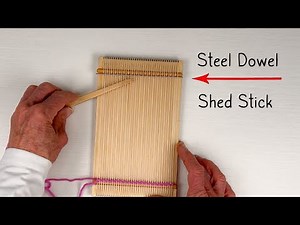 How to Use a Steel Dowel as a Shed Stick