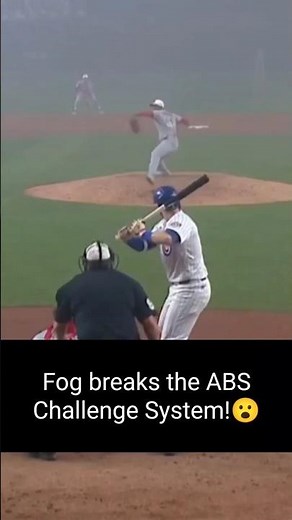 Fog during Cardinals Cubs Game causes ABS Challenge to break and players not being able to see #mlb