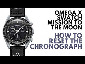How To Reset or Calibrate the Chronograph Hands on Omega x Swatch Moonswatch