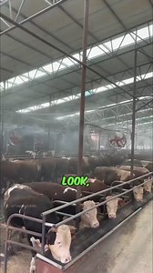 Cow in cooling #usareels #biogas #agriculture #agricultureworldwide #farming | Fact Mentor