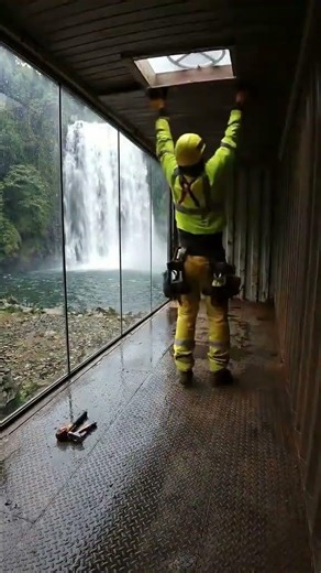 Shipping Container Converted Into a Modern Waterfall Home Tour #containerhome #renovation #aesthetic