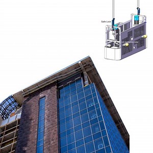 [Hot Item] Monorail System Window Cleaning with Cradle Bmu