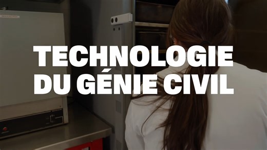 Génie civil 👷‍♀️👷‍♂️ La technique en Génie civil te forme à la conception de structures, au contrôle de la qualité des matériaux et à la planification de projets de construction. 🏗️ Les avantages : 🇫🇷 Séjour d’études en France 🧱 Nouveau laboratoire de matériaux 🏅 Participation au Prix d’excellence en technologie routière 🎓 Taux de placement : 95 %, et près de la moitié de nos étudiant·es poursuivent à l’université! 💬 Intéressé·e ? Viens nous rencontrer le 20 novembre lors de nos portes 