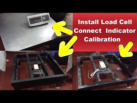 Weighing scale Installation Complete video | Load cell installation, connection and calibrate