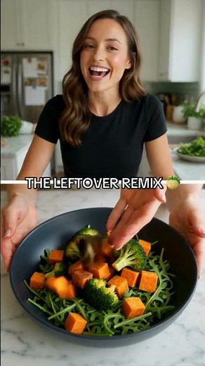 Stop Microwaving Leftovers: Try This Breakfast Salad Remix #healthyrecipes #foodshorts