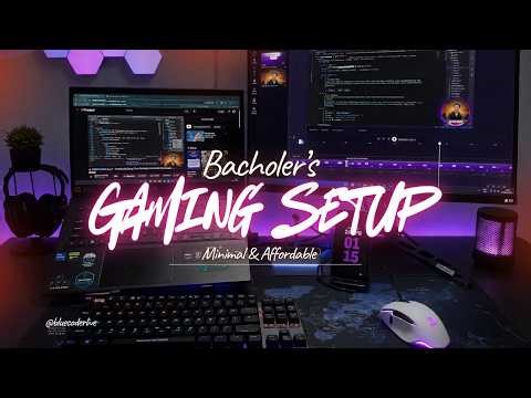 I Built the CHEAPEST Gaming Setup | Full Setup Tour for Bachelor's Room
