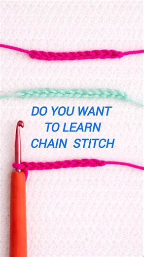 chain stitch lesson for absolute beginners