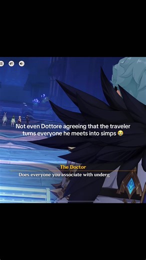 bro is spitting facts #GenshinImpact #columbina | dottore