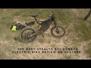 THE BEST STEALTH B52 BOMBER ELECTRIC BIKE REVIEW ON YOUTUBE!