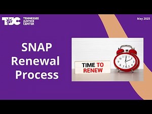 SNAP Renewal Process
