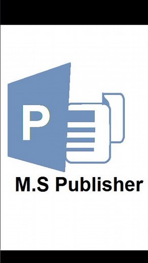 How To Draw Ms.Publisher Logo in Ms.Paint🥺👍🥺 #shorts #Mspaint #rohitmonitorboy