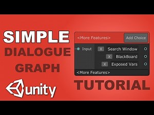 UNITY DIALOGUE GRAPH TUTORIAL - Variables and Search Window