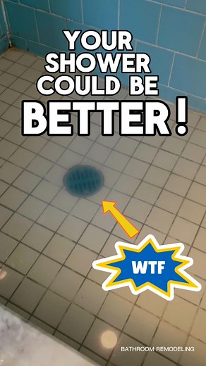 Here’s the Easiest way to a More Beautiful Shower. Your Bathroom’s Gonna look better with this! Comment” DRAIN” for complete information. #Reels #Trending #Shower #Bathroom #Remodeling #homeimprovement | Interior Trend Inc.