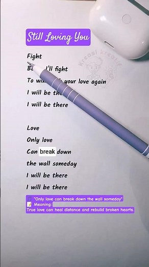 Easy English Karaoke | Still Loving You – Sing & Learn English