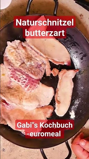 Natural schnitzel, buttery soft and tender #easycooking #quick_delicious_easy #shorts