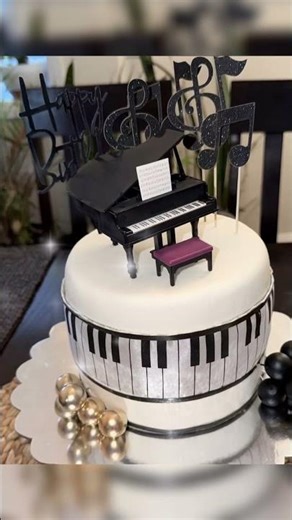 I Made a Piano Cake for a Music Lover 🎹🎂