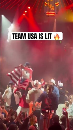 Team USA rocking out to Free Bird at E11EVEN in Miami 😂🇺🇸