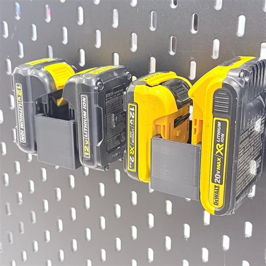 DEWALT Battery Holder – Dual – IKEA SKÅDIS Mount – 20V Compact & Standard - Etsy UK