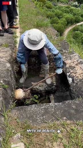 The Risky Task of Releasing Water from a Bridge! Check his profile: via @japan..no..1/TT | Myth or Reality