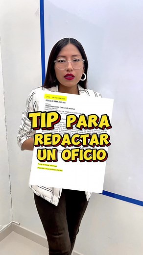 Tip para redactar un oficio correctamente en Perú