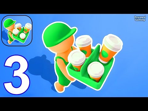 Coffee Break Cafe Simulation - Gameplay Part 3 Idle Stickman Cafe Manager Simulation (iOS, Android)