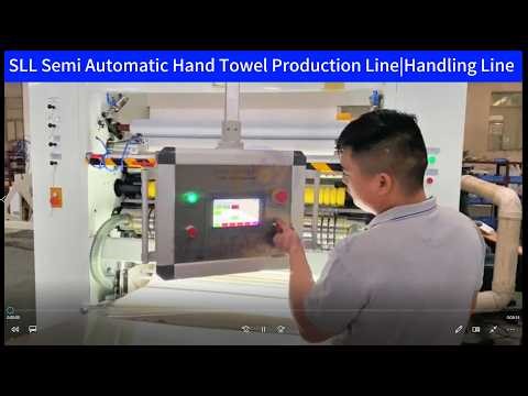 Semi-Automatic Paper Towel Line | Bulk Pack, Bottom Pull, Loose & Hanging Style N Z Fold Machine