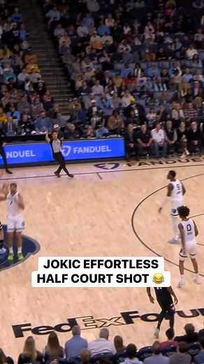 2M views · 37K reactions | Nikola Jokić buries the triple from just inside half court to beat the 3Q buzzer!  DEN-MEM • LIVE on NBA League Pass ➡️ https://www.nba.com/how-to-watch-game-redirect/0022500287?partnerRef=NBA&platform=Facebook&surface=Post | NBA | Facebook